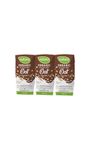 NATURA Mini Chocolate Oat Milk - Organic & Gluten Free - Dairy Free - Vegan - Shelf Stable - Plant Based Beverage - Non-GMO - Perfect for Lunch Box - Made in Canada | 200ml (Pack of 3)