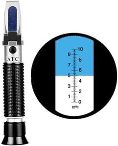 Ade Advanced Optics ade0-10% 0-10% ATC BRIX Refractometer for Maple Sap, CNC, Rbti