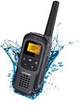 Oricom UHF2500 2 Watt Waterproof Handheld UHF CB Radio Single Pack - Waterproof Rating IPX7, Floats flashes in water, 80 Channels, 38 CTCSS and 83 DCS sub codes, Backlit Display, Duplex, Dual watch