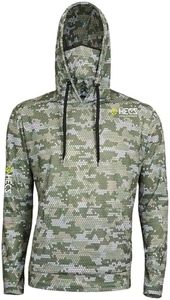 HECS Hunting HECStyle Stealth Screen Hoodie with Face Mask Deer Turkey & Big Game Hunting Accessories & Gear Unisex Anywhere Camo-5XL