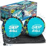 Skip Balls [2 Pack] Fun Kids Beach Toys for Travel Ocean Toys Beach Supplies Pool Stuff Accessories Stocking Stuffers for Girls for Boys or Girls 7 8 9 10 11 12 Year Old Boy Gift Ideas