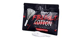 Vapefly Firebolt Cotton Wick Material 100% Organic Cotton for Coil Building DIY Lovers RTA/RDA/RDTA Spare Part (20Pcs/Pack)