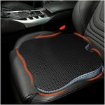 Car Seat Cushion, Car Seat Pad for Sciatica Tailbone Pain Relief, Memory Foam Driver Seat Cushion to Improve Driving View, Seat Cushion Pillow for Car and Office Chair, Black