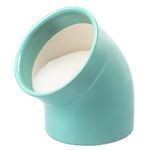 Pohido Salt Pig, Dishwasher Safe Ceramic Salt Cellar Modern and Minimalist, Salt Pig Ceramic for Convenient Access to Seasoning, Wide Caliber Salt Holder for Counter, Mint Green