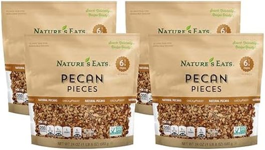 Nature's Eats Pecan Pieces, Natural, 24 Ounce (Pack of 4)