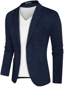 Mens Slim Fit Lightweight Sport Coat Blazer Waffle Knit Casual Sport Coat for Dating