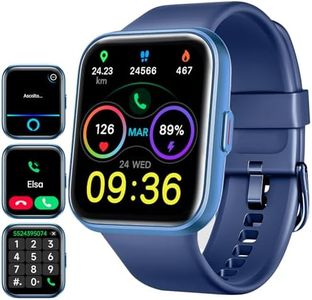 ENOMIR Smartwatch Donna con Chiamate, 1,8" Orologio Smartwatch Uomo con Fare Chiamate, Cardiofrequenzimetro, SpO2, Sonno, Contapassi, Alexa Integrata, Fitness Orologio Digitale con Android/iOS