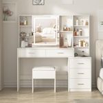 Fameill Vanity Desk with Mirror and