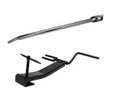 Mytee Products Strap Winder w/Winch Bar for Flatbed Trailer - Black Powder Coated Steel, Cargo Tie Down Ratchet Strap Winder - Winch Strap Roller for 2", 3", 4" Straps
