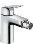 hansgrohe Logis bidet tap 100, pop-up waste, chrome