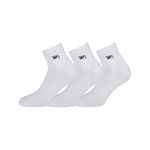 Fila F9303, Unisex Adult Socks, White, 39/42