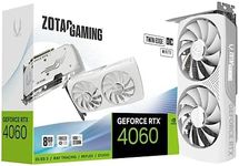 ZOTAC Gaming GeForce RTX 4060 8GB Twin Edge OC White Edition DLSS 3 8GB GDDR6 128-bit 17 Gbps PCIE 4.0 Compact Gaming Graphics Card, ZT-D40600Q-10M