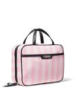 Victoria's Secret Jetsetter Hanging Cosmetic Case, Pink Iconic Stripe, One Size