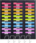 Black Pocket Chart for Classroom - 