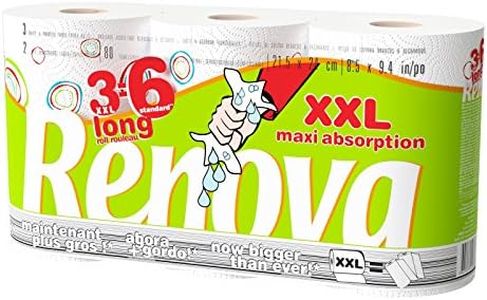 Renova Rollo de Cocina, 3 Unidades (Paquete de 1)