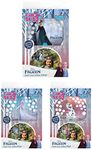 Bubble Magic Fan Bubs-Frozen Combo - Pack of 3 Anna,Elsa,Olaf| Thick Viscous Concentrate Solution Pouches with Hand Fan|Just Dip Wave& Play|Bubble Maker|Best Gifts for Kids 3yrs+|Outdoor Indoor Toy