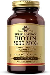 Solgar - Biotin Super Potency 5000 mcg. - 100 Vegetarian Capsules