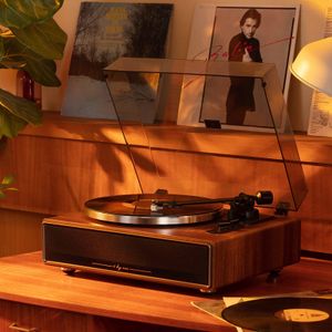 1 BY ONE Bluetooth Turntable – Wireless Vinyl Record Player