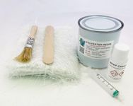 Fibreglass Repair Kit 250g - Resin,Hardener & Fibreglass - Supplied with accessories- Professional Standard LLoyds Approved