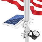 APONUO Solar Flag Pole Light,Solar