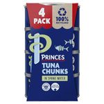 Princes Tuna Chunks in Spring Water, 145 g (Pack of 4)