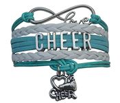 Infinity Collection Cheer Bracelet- Cheerleading Bracelet- Cheer Jewelry for Cheerleader