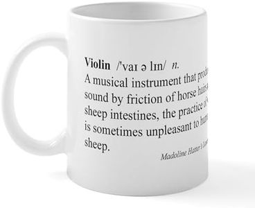 CafePress Humorous Violin Definition Mug 11 oz (325 ml) Ceramic Coffee Mug