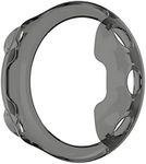 AWADUO For Garmin Forerunner 45 TPU Transparent Protective Case Cover Shell, Smartwatch Protective Case For Garmin Forerunner 45, Soft And Durable (TPU Black)