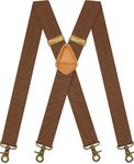 AYOSUSH Mens Suspenders with Swivel Hooks on Belts Loops Heavy Duty Big and Tall