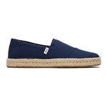 TOMS Navy Jute Wrap Espadrilles-UK 10