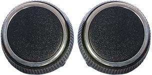 APDTY 117378 Rear Radio Replacement Control Knob Set Of 2 (Push-On)