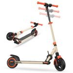 Electric Scooter for Kids Ages 6-12, iScooter S6/S6Pro Kids Electric Scooter, 16KM/H Top Speed, 15KM Range, Front Shock Suspension, Foldable &4 Heights Adjustable, Dual Braking Modes, Gifts for Kids