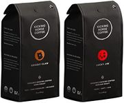Kicking Horse Coffee, Grizzly Claw, Dark Roast, Ground, 284 g - Certified Organic, Fairtrade & Lucky Jim, Medium Roast, Ground, 284 g - Certified Organic, Fairtrade, Kosher Coffee (Pack of 1)