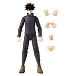 BANDAI Anime Heroes Jujutsu Kaisen Figure Megumi Fushiguro | 17cm Megumi Anime Figure With 17 Points Of Articulation And Accessories | Megumi Fushiguro Manga And Anime Figurine Jujutsu Kaisen Merch