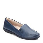 Naturalizer Women's Kacy Loafer Flat, Navy Leather, 3 UK