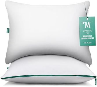 Marlow Adjustable Memory Foam Pillow by Brooklinen - Provides Back and Neck Pain Relief - Ideal Back, Stomach and Side Sleeper Pillow - Cooling-Infused Pillow - Standard/Queen Size