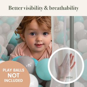 Tutti Bambini Foldable Baby Playpen – Silver Portable Play Yard