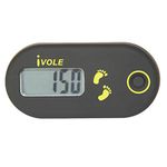 BESPORTBLE 3D Digital Pedometer - Pedometer Miles Tracker for Walking Track Steps Miles Calories Time Clip on Step Counter