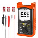 Digital Insulation Resistance Tester, LC-6688B Megohmmeter Voltage 500/1000/2500/5000V, Auto Range Resistance Testing 1MΩ~200GΩ, Resistance Tester with LCD Backlight Display, Data Hold