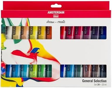 Amsterdam Royal Talens Acrylic Standard Tubes, 20ml-Tubes, Set of 24 (100516105)