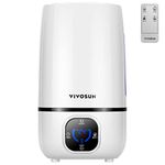 VIVOSUN Air Humidifier 4L Cool Mist Humidifier, Indoor Ultrasonic Humidifier with Essential Oil Box & Remote Control for Bedroom, Plant, Baby, Dry Skin