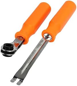 2PCS Automatic Slack Adjuster Tool Set Fork End Release Tool Double Ratcheting Wrench for Trucks Trailers