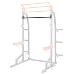 Sunny Health & Fitness Pull Up Bar Attachment for Power Racks and Cages - SF-XFA001, Black