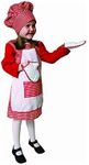 Dress Up America Chef Costume for Kids - Baker Uniform Dress Up for Girls (Toddler 4)