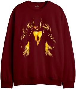 dc comics Meshazmsw001 Sudadera, Granate, L para Hombre
