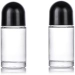 2pcs 50ml Clear Glass Roller Bottles For Oils Perfume Bottles Empty Refillable Roller Empty Rollerball Bottles For Essential Oils