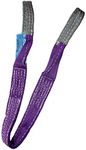 1 Tonne Duplex Polyester Webbing Lifting Cargo Sling Strap Strop 1-10mtr EWL Certified BSEN1492-1 2000 (2mtr)