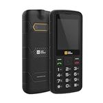 AGM M9 Basic Mobile Phone, Unlocked Dual SIM, 3 Card Slots/128GB TF Expand, Large Buttons & Font, Speed Dial, FM Radio & Flashlight, IP68 Waterproof/Drop-Proof/Dustproof