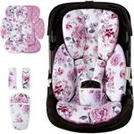 Infant Car Seat Insert for Baby Preemie Newborn Infant, Newborn Car Seat Insert Head Body Support for Stroller, Baby Swing, Rocker, Bouncer, Bassinet, 2-in-1 Reversible