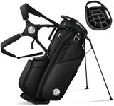 Shopsource 14 Way Golf Stand Bag, Lightweight Golf Bag with Stand for Men Women, Standing Golf Club Bags with Padded Ergonomic Double Strap, Full Length Dividers, Multiple Pockets, Rain Hood